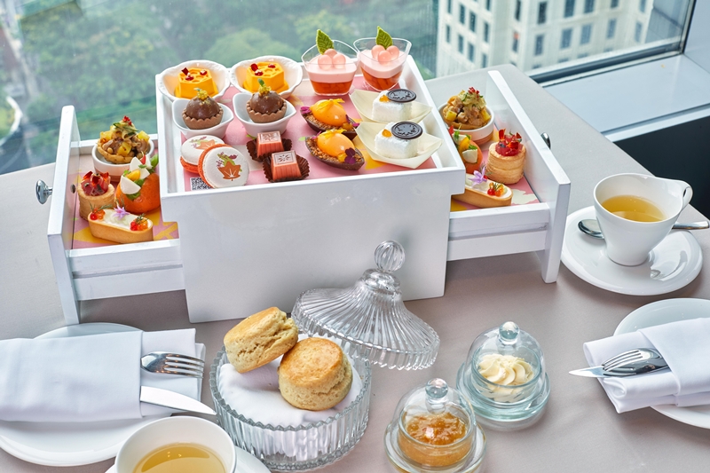 Sense of Koyo Afternoon Tea ศิลปะชิ้นเอกที่ได้รับแรงบันดาลใจจากฤดูกาล