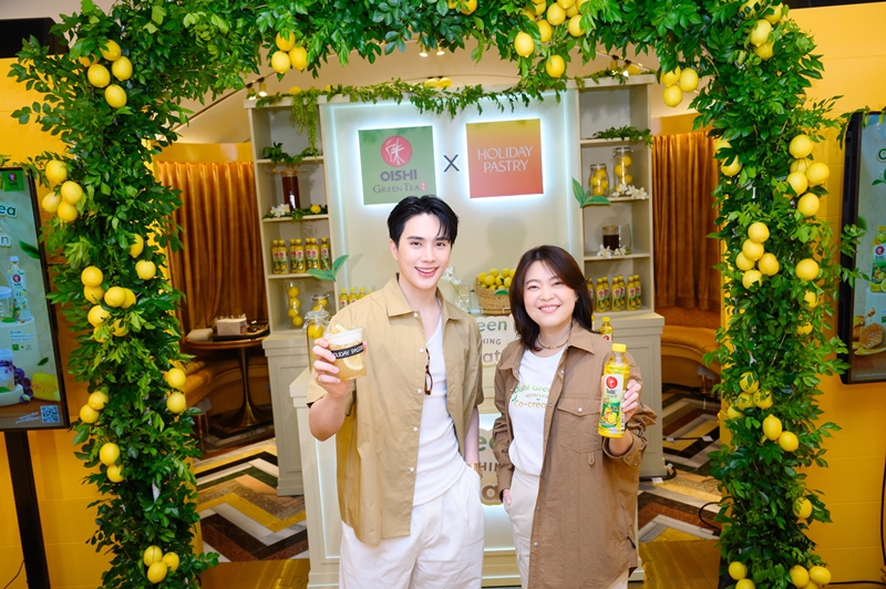 เสิร์ฟเมนูเฟรชกับแคมเปญ Refreshing Co-Creation by Oishi Green Tea