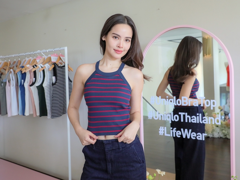 ญาญ่า – อุรัสยา เสปอร์บันด์ และ ยูนิโคล่แนะนำ Bra Top เสื้อพร้อมบรา ที่ใส่ง่ายไปได้ทุกที่