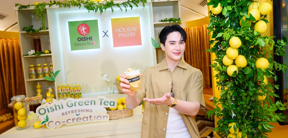 เสิร์ฟเมนูเฟรชกับแคมเปญ Refreshing Co-Creation by Oishi Green Tea