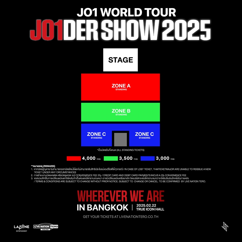 JO1 WORLD TOUR JO1DER SHOW 2025 'WHEREVER WE ARE' IN BANGKOK